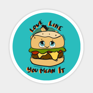 Appreciative Burger Magnet